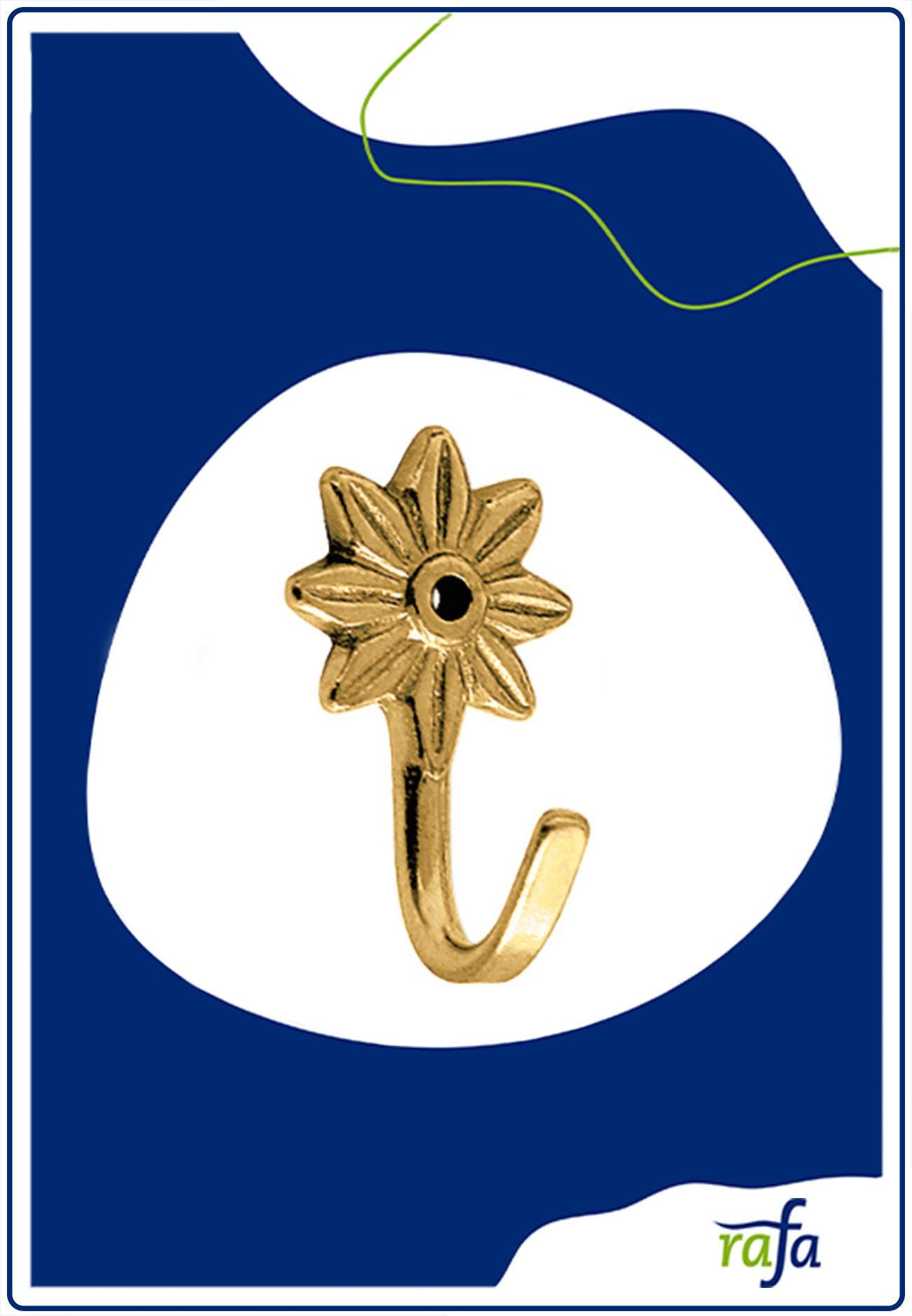 Raffhaken WA 17mm messing