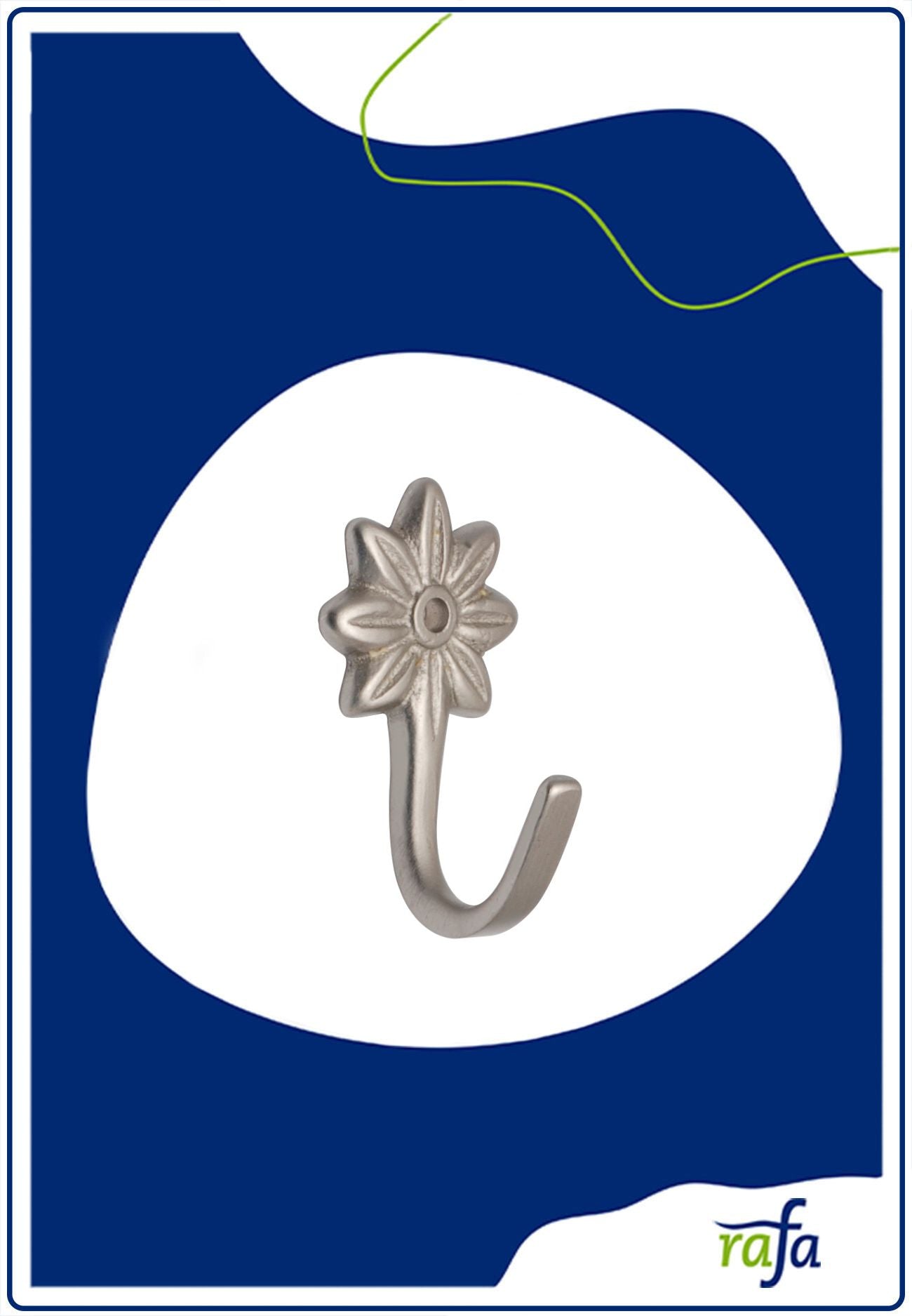 Raffhaken WA 17mm nickel matt