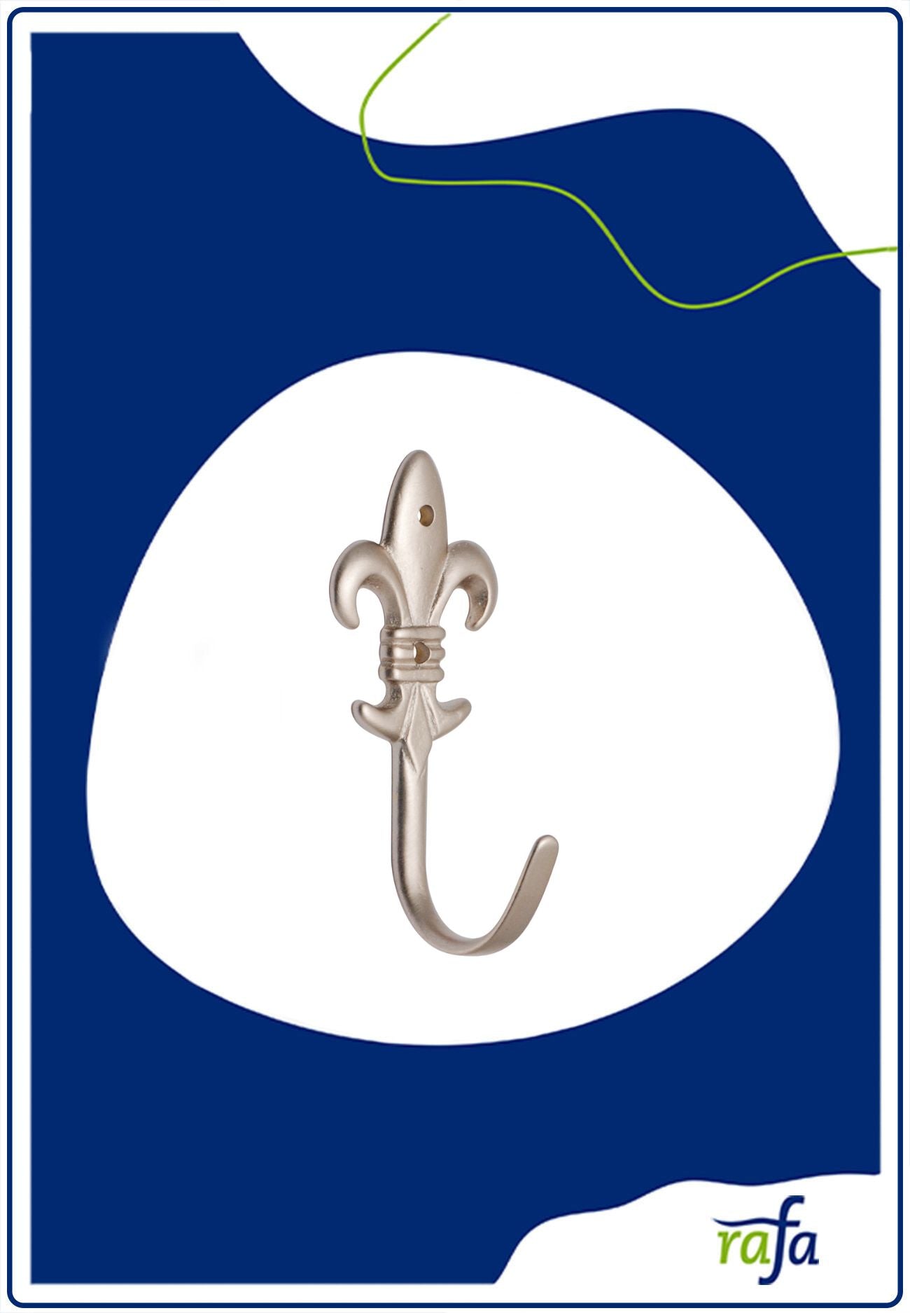 Raffhaken WA 25mm nickel matt