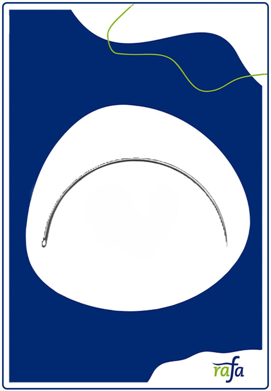 Gebogene Garniernadel 150mm Bogenlänge