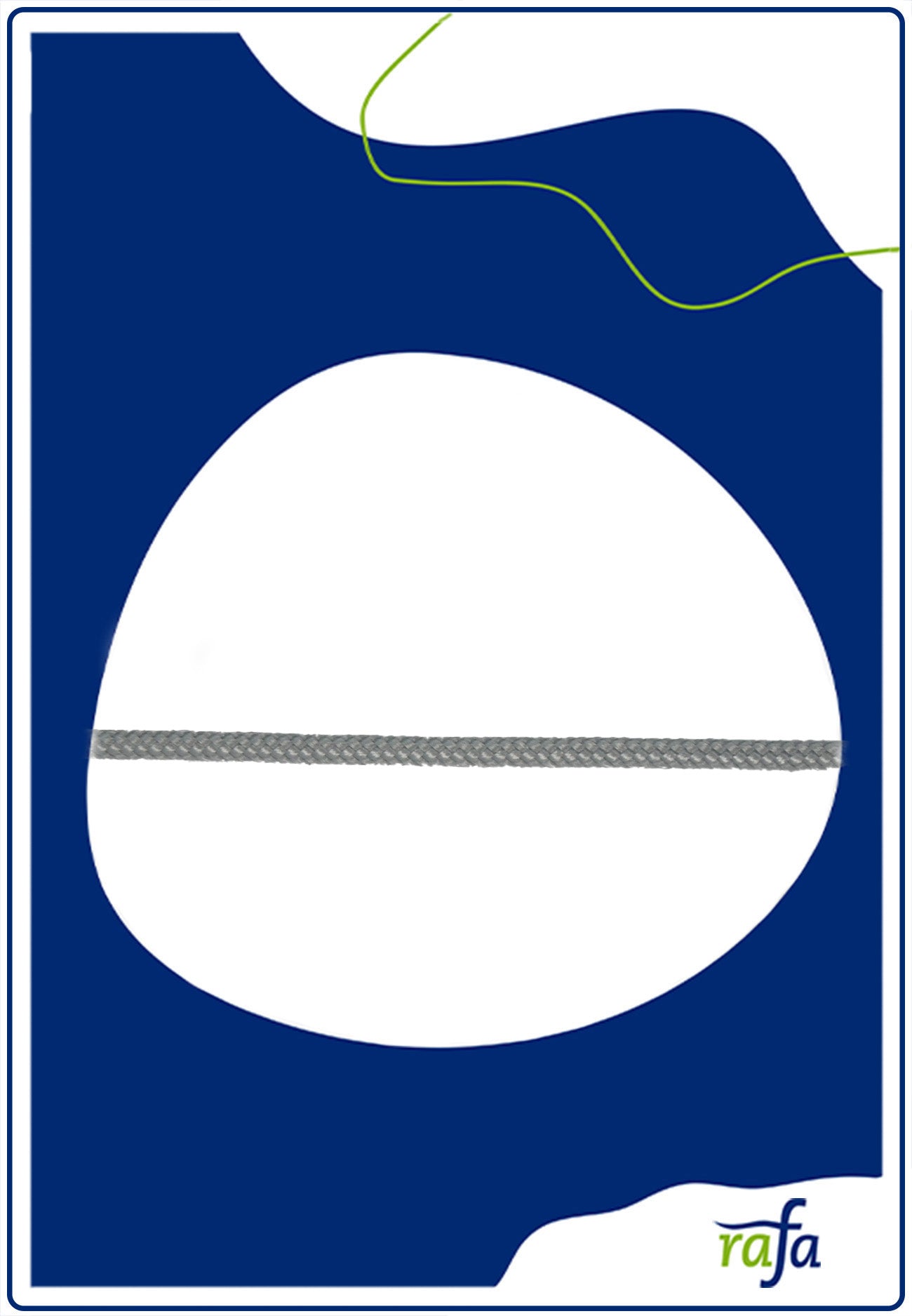 Jalousettenschnur 3mm lichtgrau