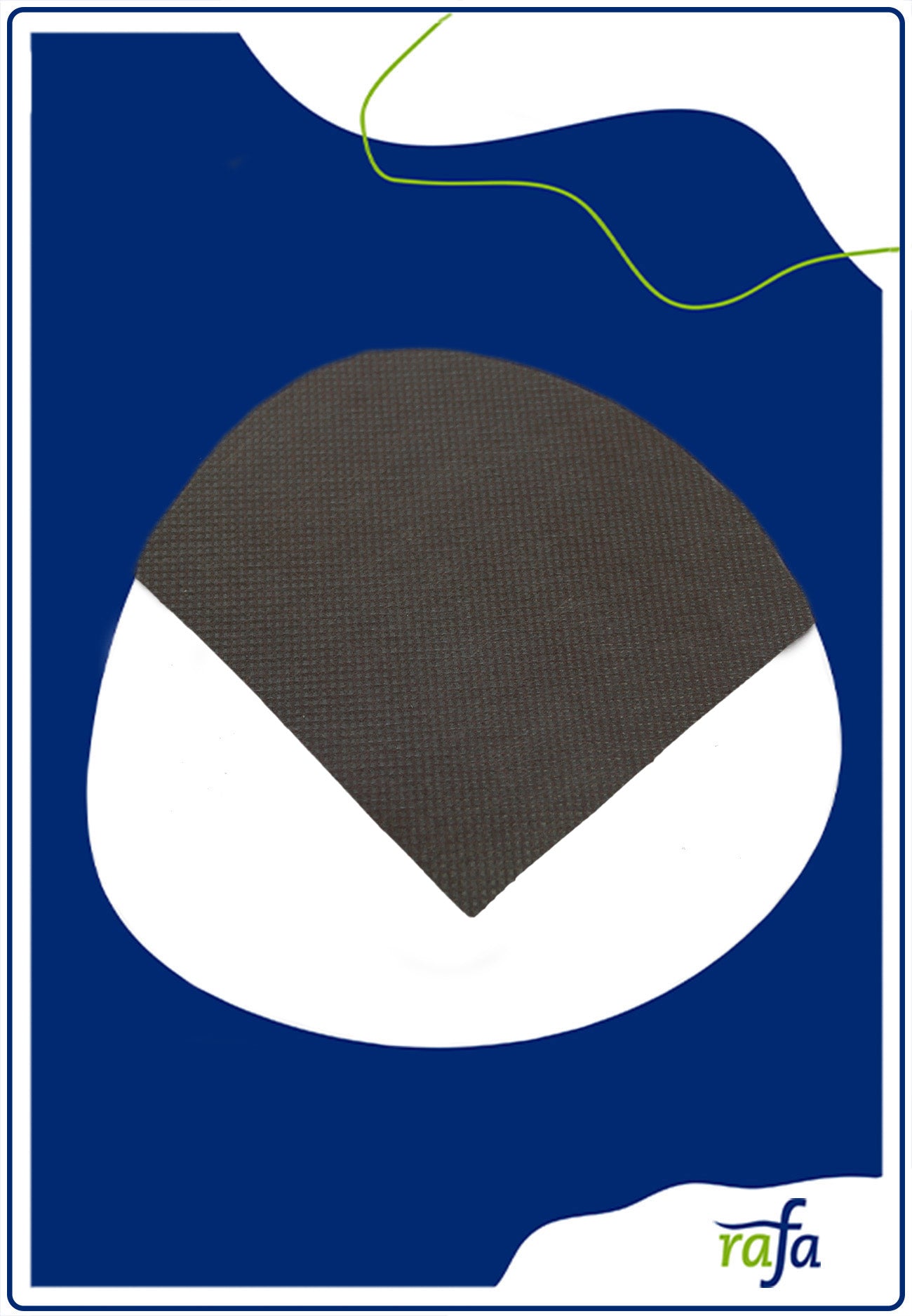 Spannvlies 160cm breit braun