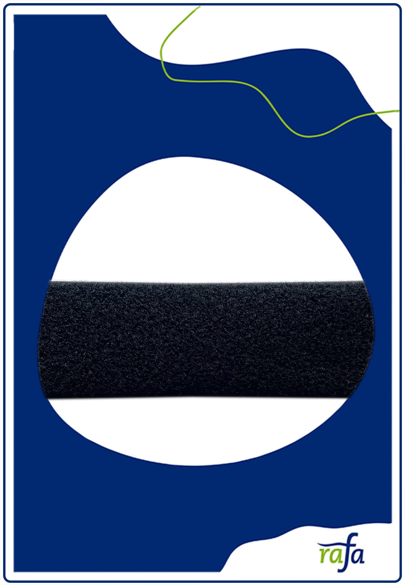 Flauschband 50mm schwarz