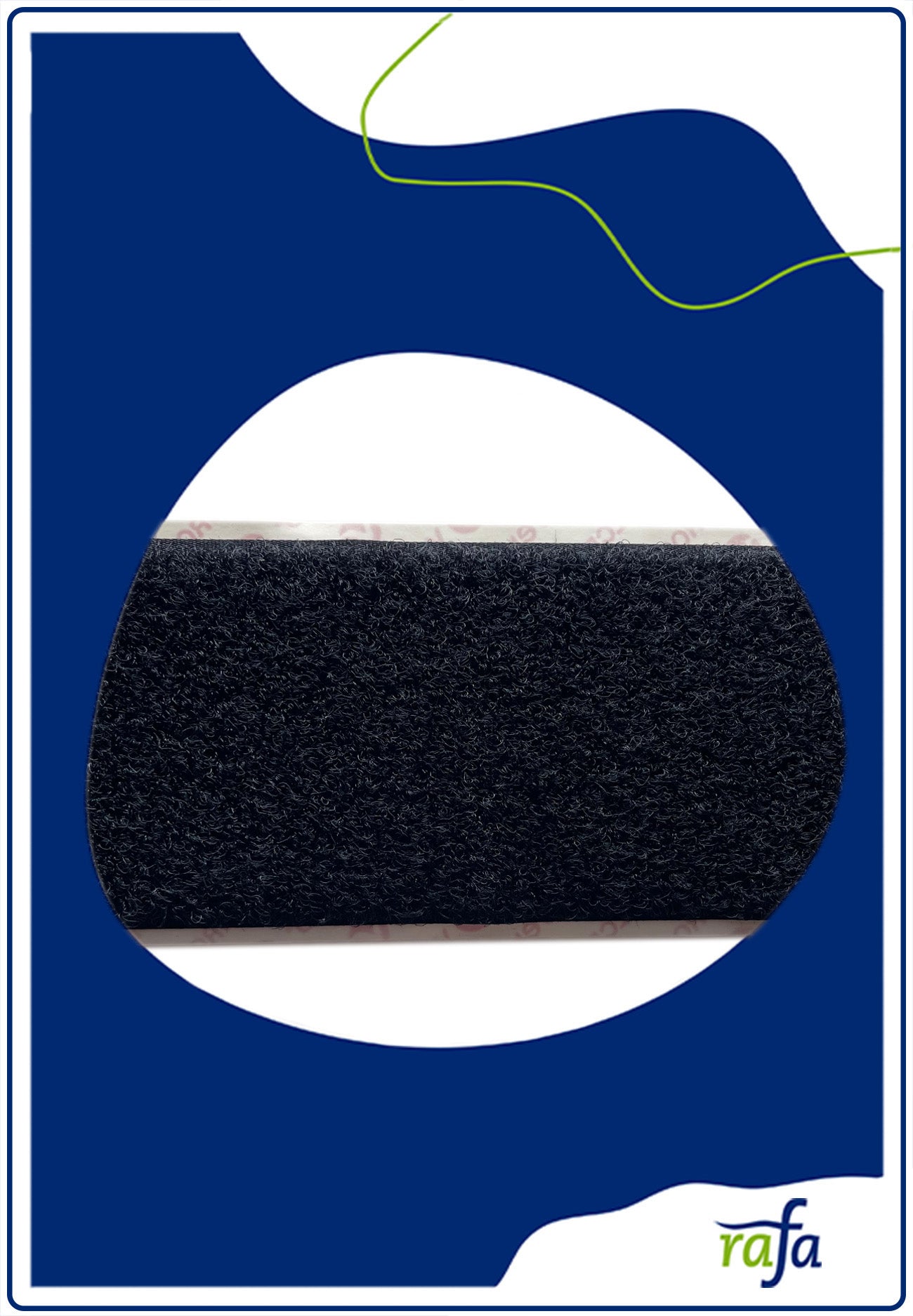 Flauschband SK 50mm schwarz