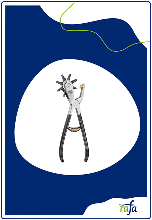 Lochzange mit 8 auswechselbaren Pfeifen