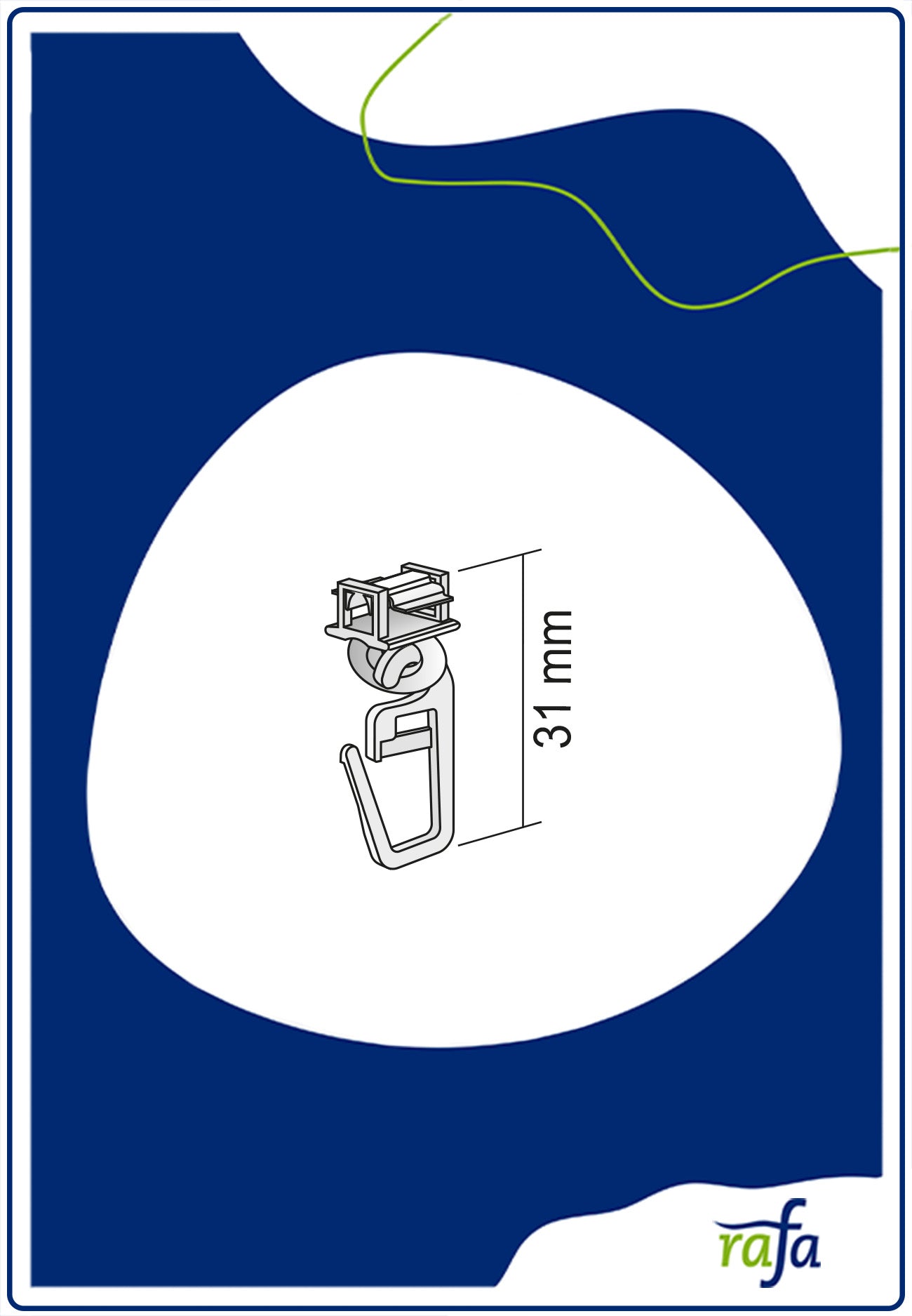 Klick Gleiter 6,4mm breit