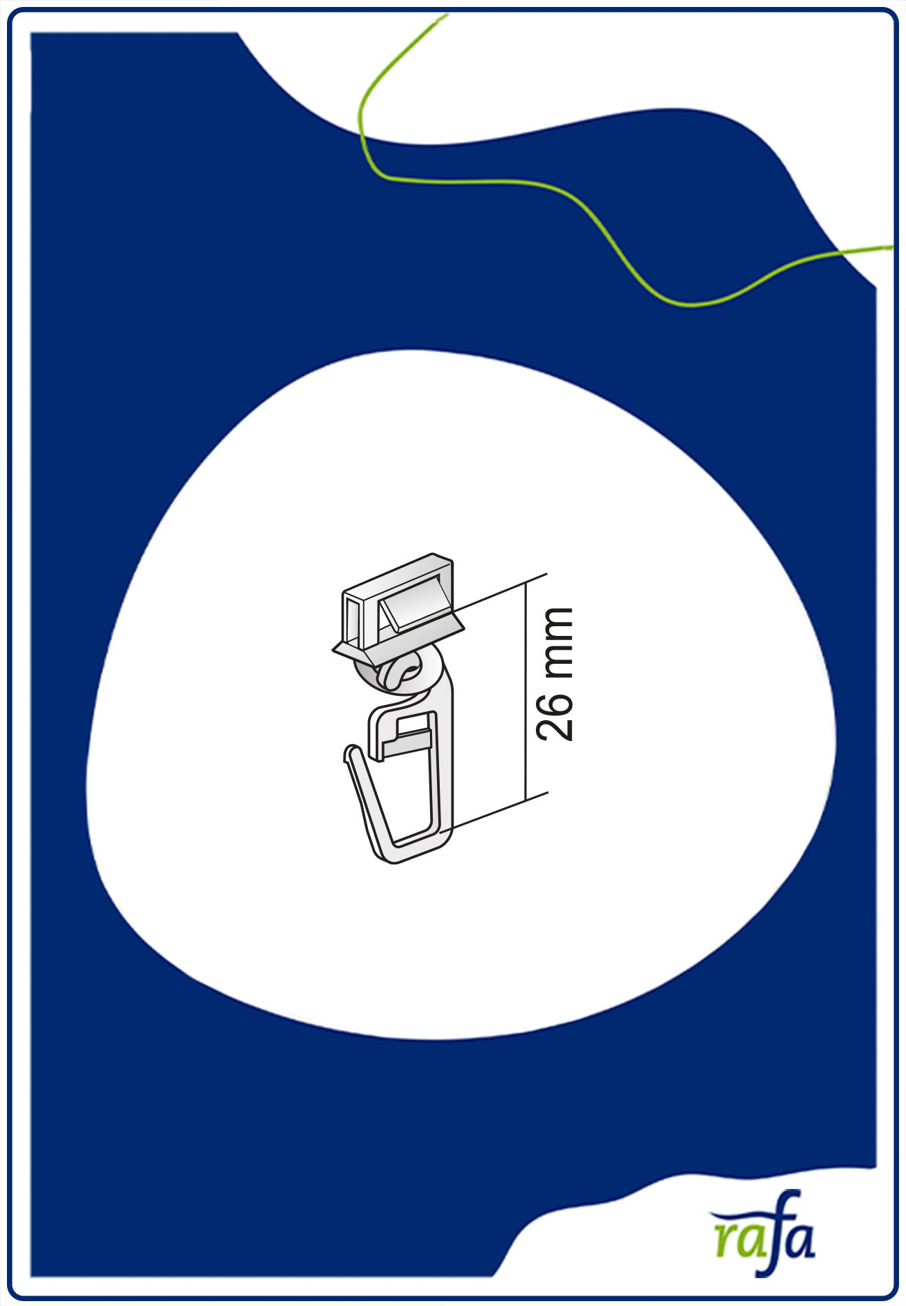 Klick Gleiter 3,4mm breit
