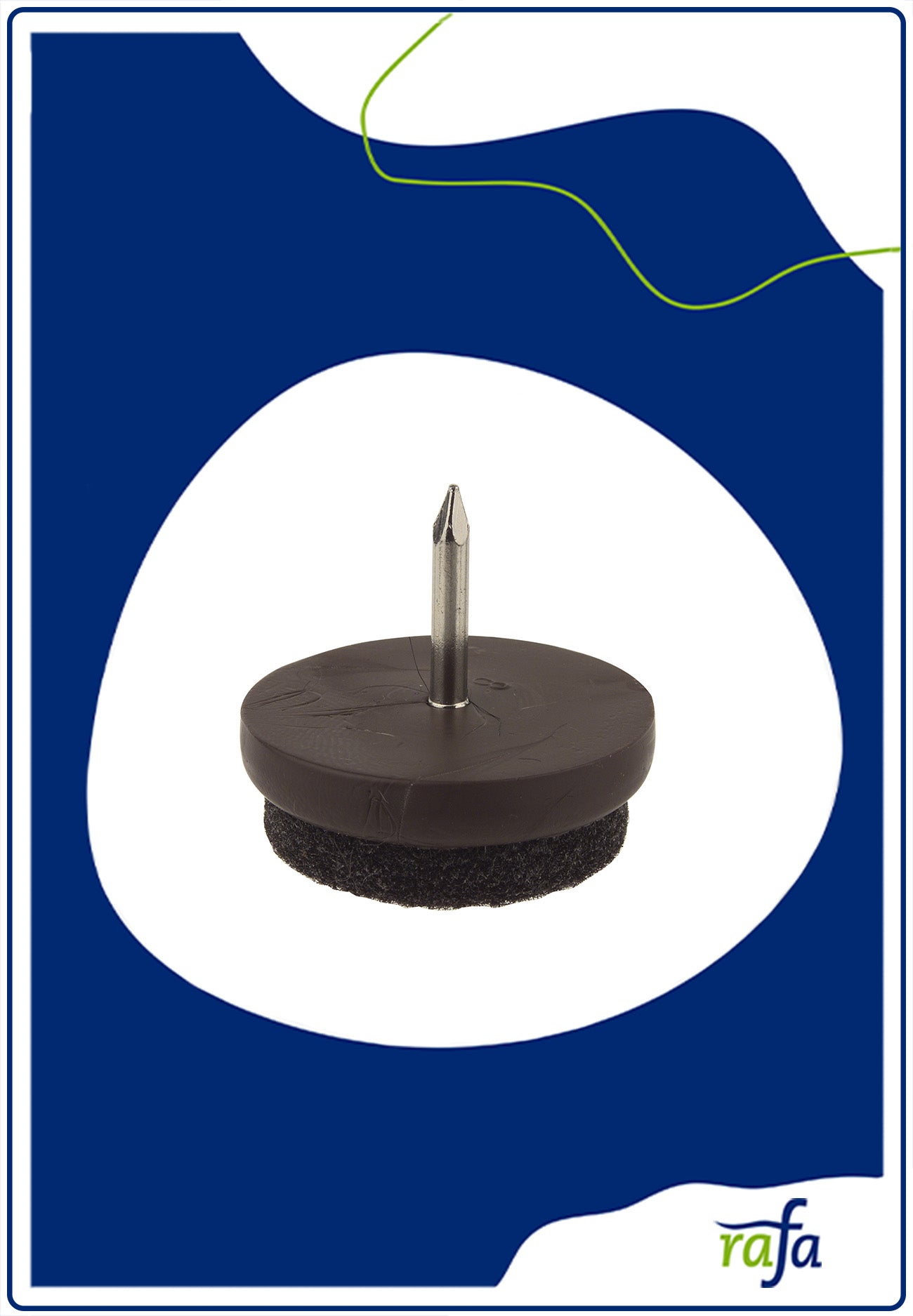 Filzgleiter 28mm braun