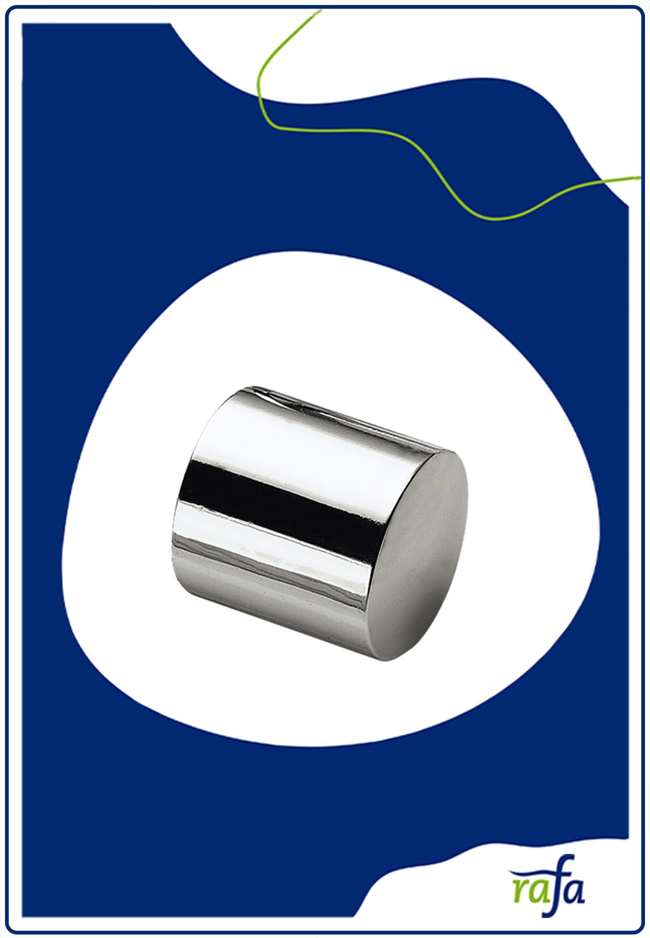 Endkappe chrom glanz