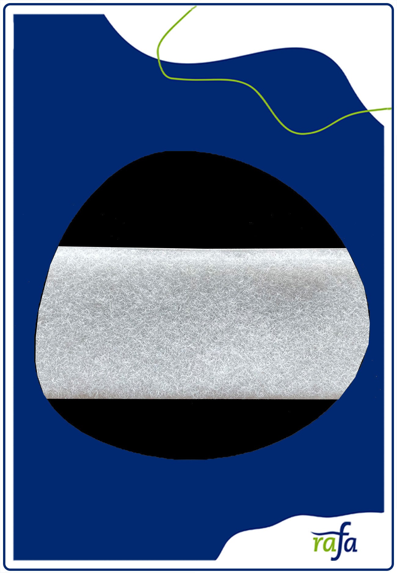 Flauschband 50mm weiß