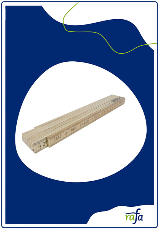 Holzfedermaßstab 2 Meter
