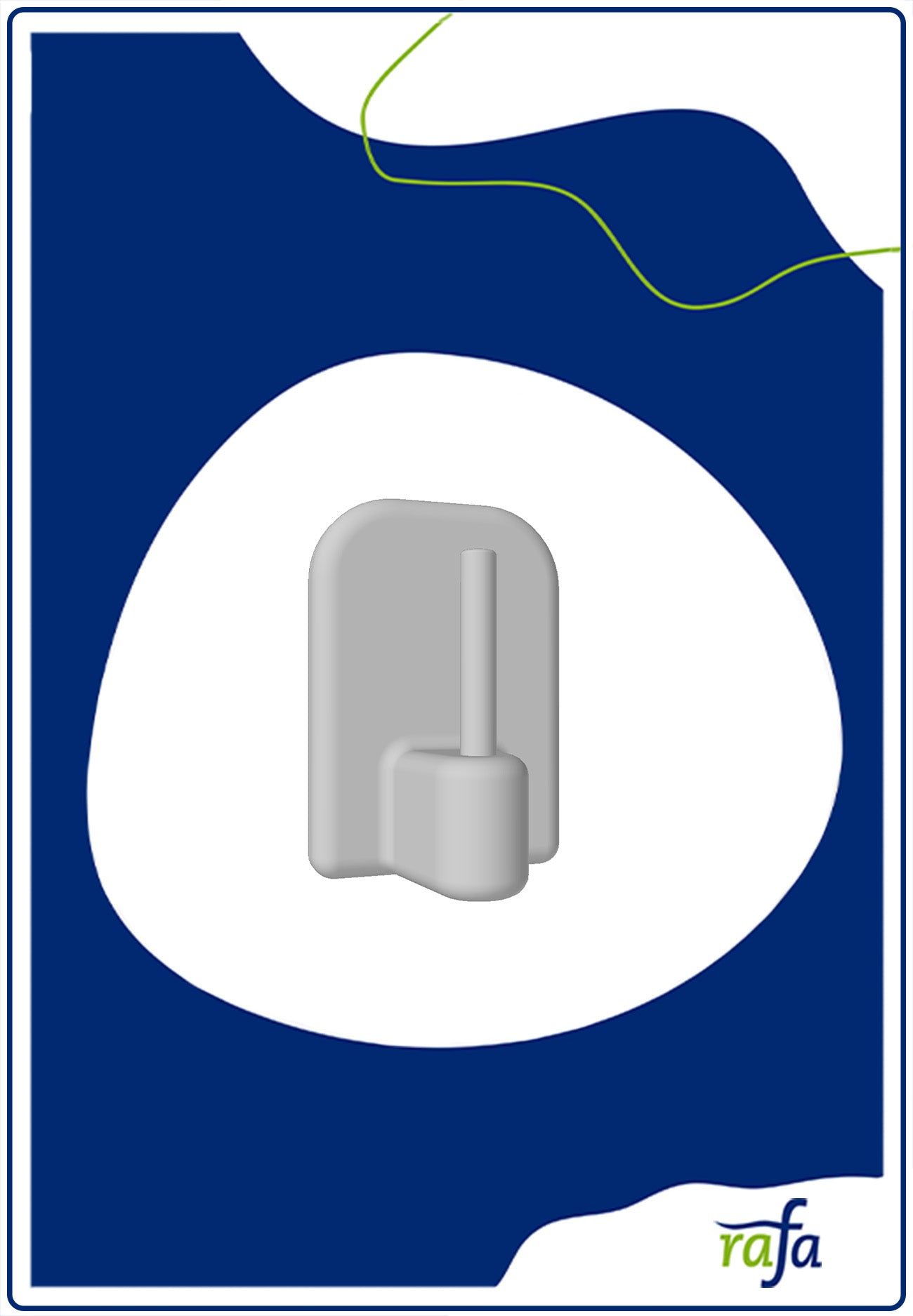 Klebehaken weiß gross