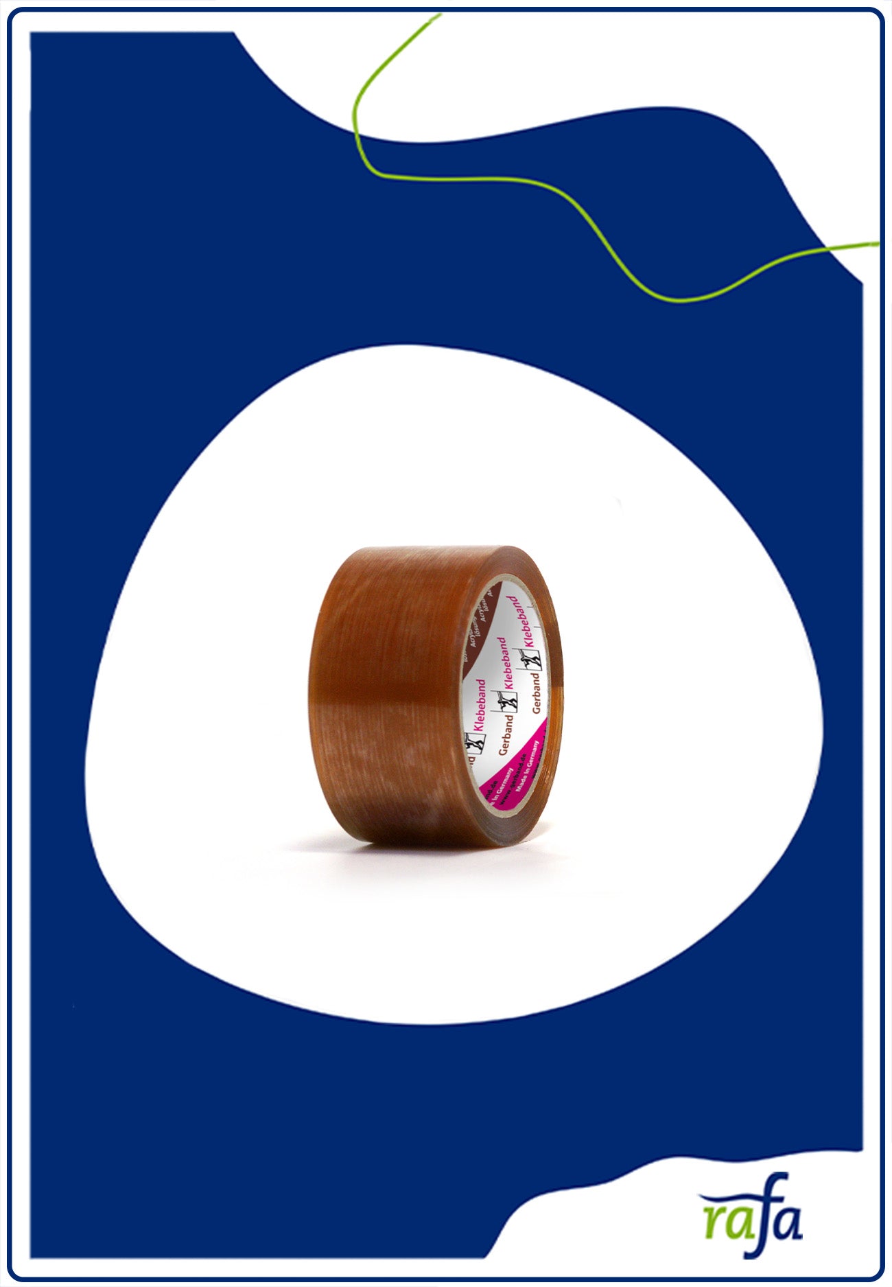 Packband 50mm breit braun