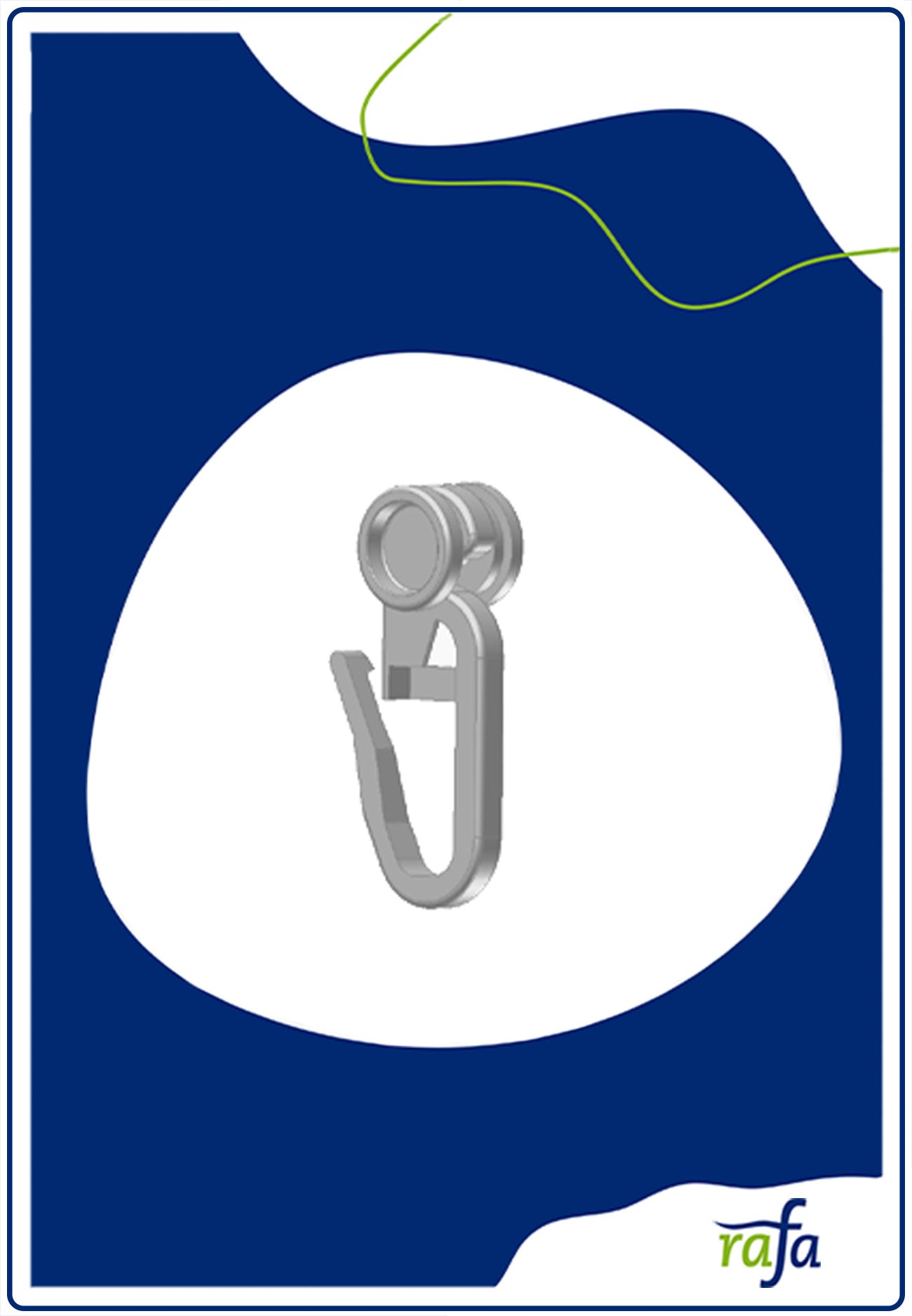 Rollring gerade weiß 9mm