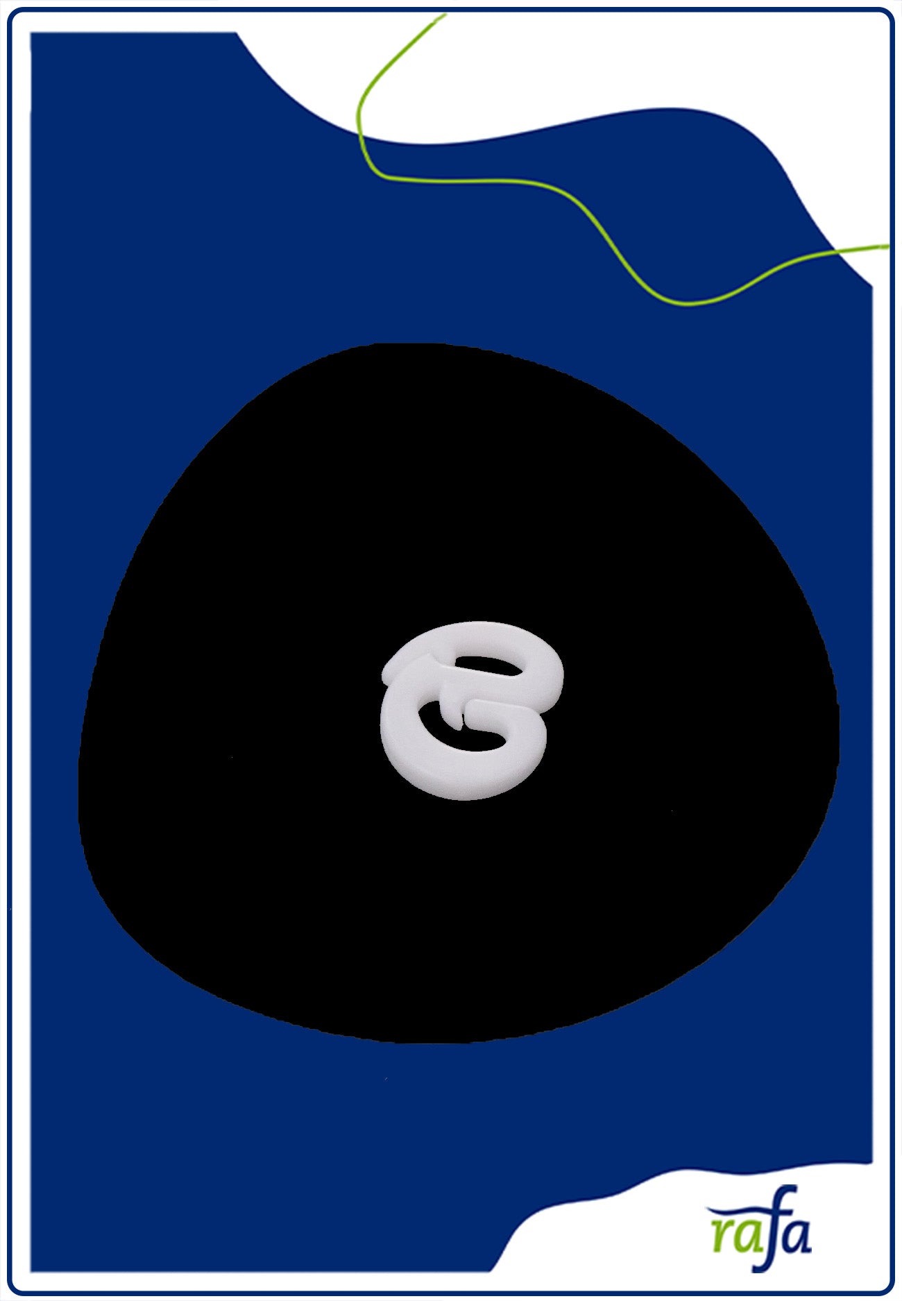 S-Haken Plastik weiß