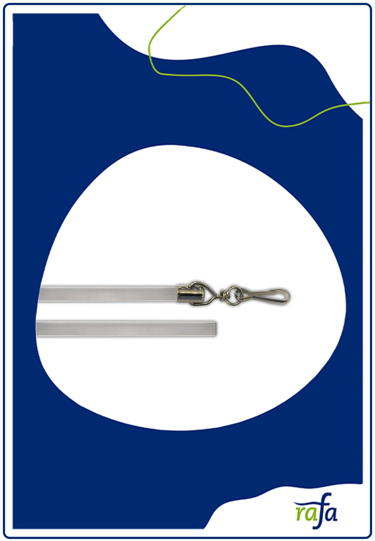 Schleuderstab 75cm transparent SB-Verpackung