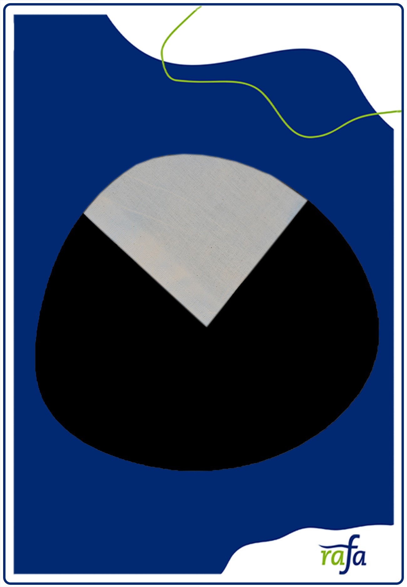 BW-Nessel 160cm breit rohweiß