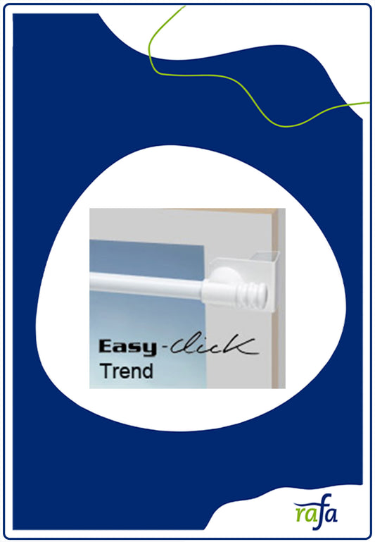 Vitragestange Easy Click Trend 30-45cm weiß