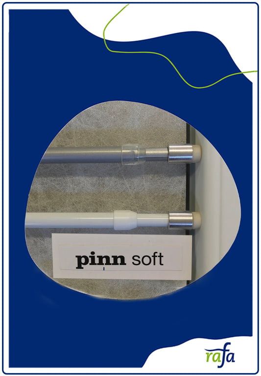 Vitragestangen Pinn-Soft 10/110-125m weiß