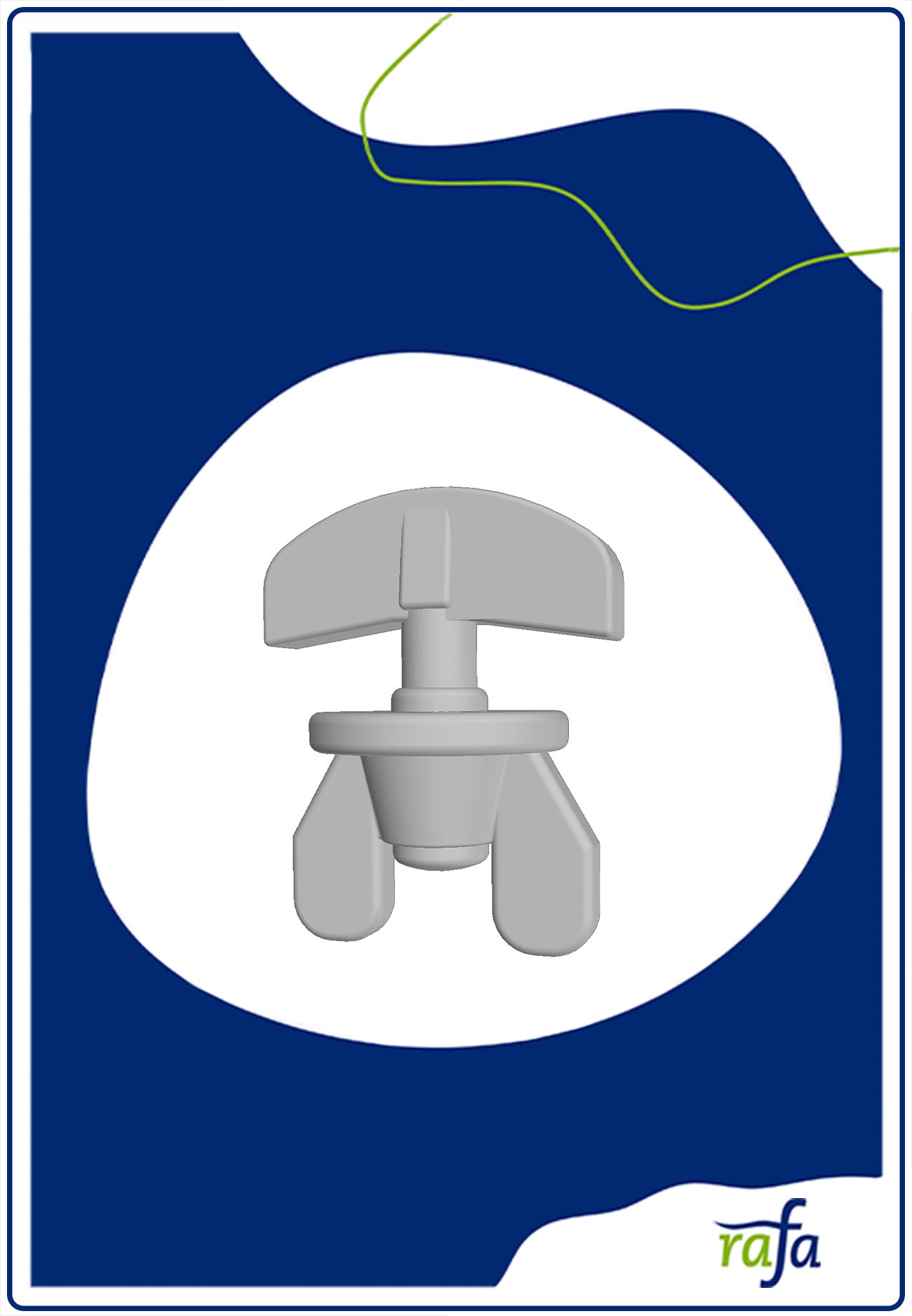 Zwischenfeststeller plastik weiß