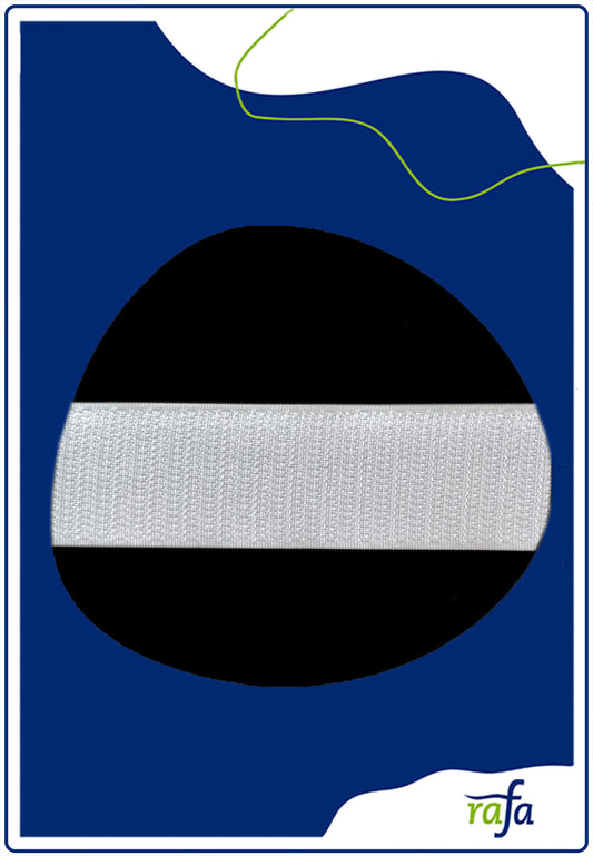 Hakenband 30mm weiß