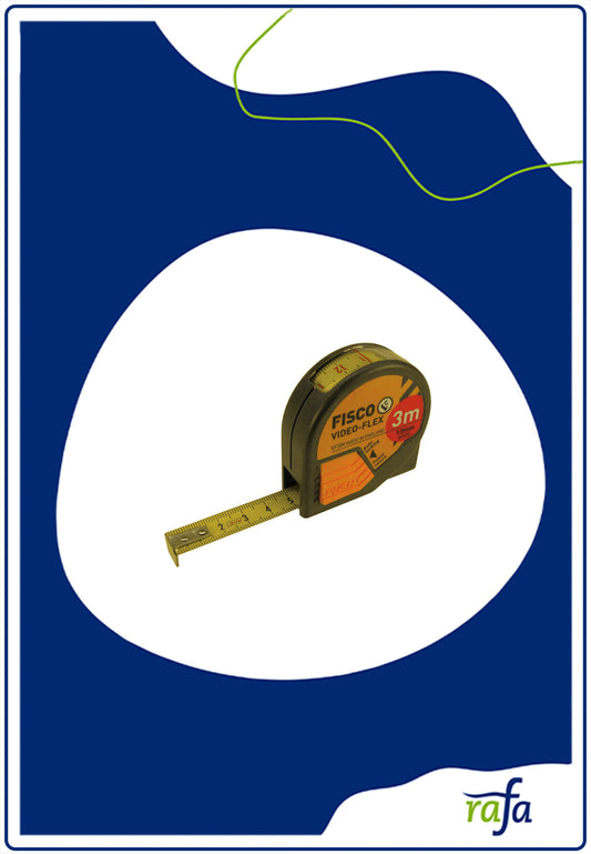 Rollmaßband mit Sichtfenster 3 Meter