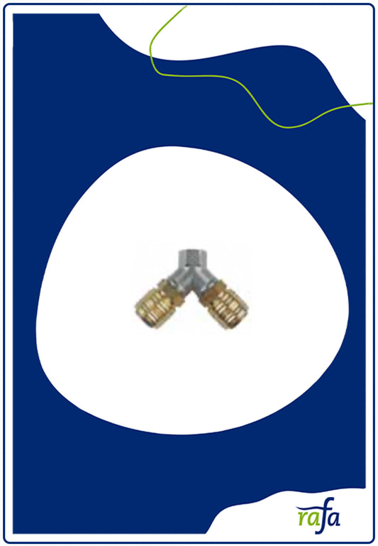 Verteiler 2-fach mit Schnellkupplung